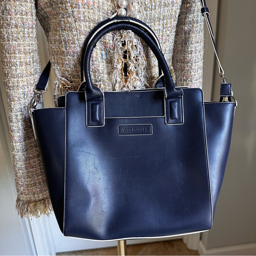 Vera Bradley Northbrook Tote Shopper Navy